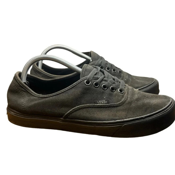 Vans Authentic Black Canvas Casual Skate Shoe/Sneaker Men’s 5/ Women’s 6.5 - Picture 7 of 8